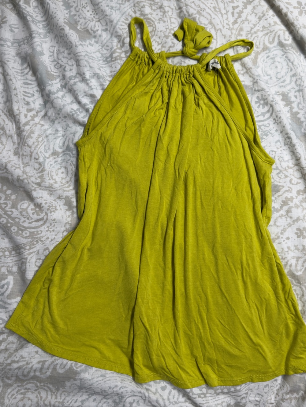Loveappella Lime Halter Tank Top